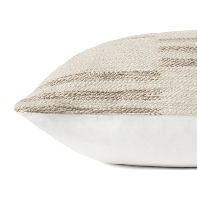 Amber Lewis x Loloi Jay Ivory / Sand Pillow - Rug & Weave