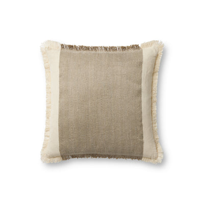 Amber Lewis x Loloi Seraphina Ivory Earth Pillow - Set of 2
