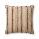 Amber Lewis x Loloi Elowen Natural Blue Pillow