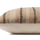 Amber Lewis x Loloi Elowen Natural Blue Pillow