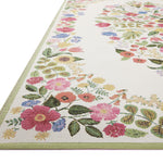 Rifle Paper Co. x Loloi Perennial Blossom Cream Rug 5-Rugs - indoor/outdoor Loloi