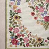Rifle Paper Co. x Loloi Perennial Blossom Cream Rug 5-Rugs - indoor/outdoor Loloi
