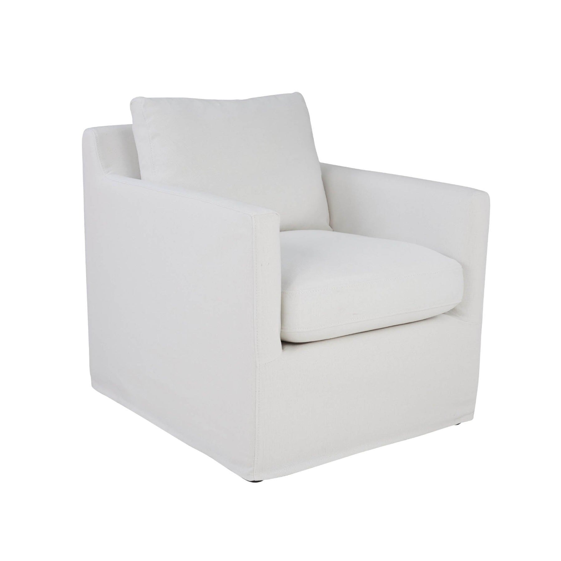 Henderson Club Chair - White Linen