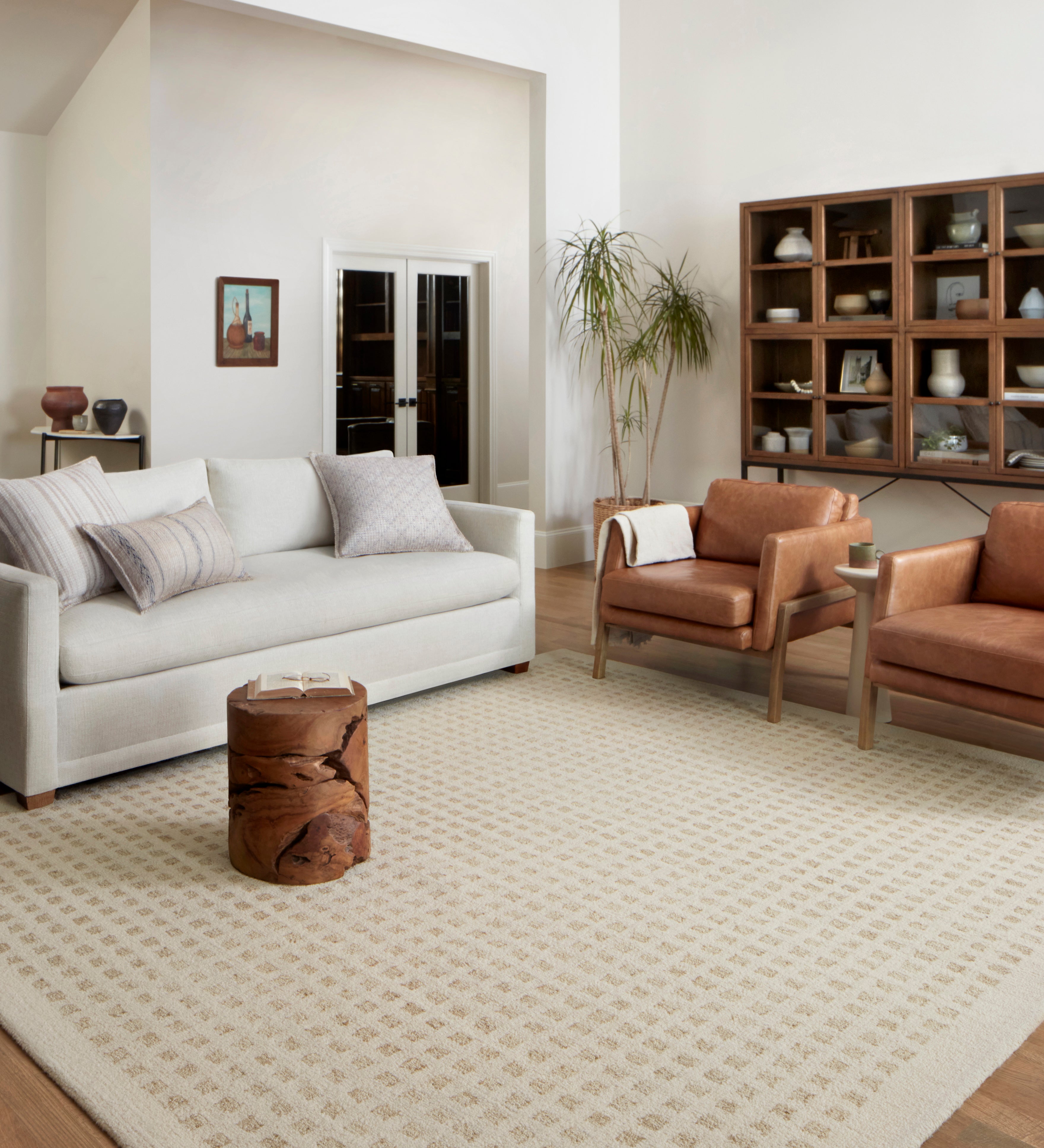 Chris Loves Julia x Loloi Polly Ivory / Natural Rug 0-RUGS - jute Loloi