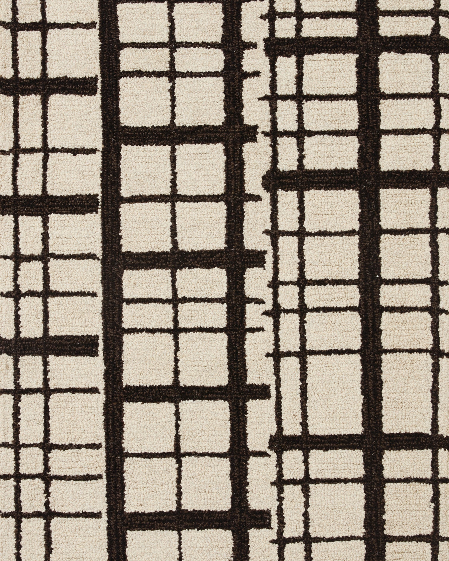 Chris Loves Julia x Loloi Polly Black / Ivory Rug 1-RUGS - jute Loloi