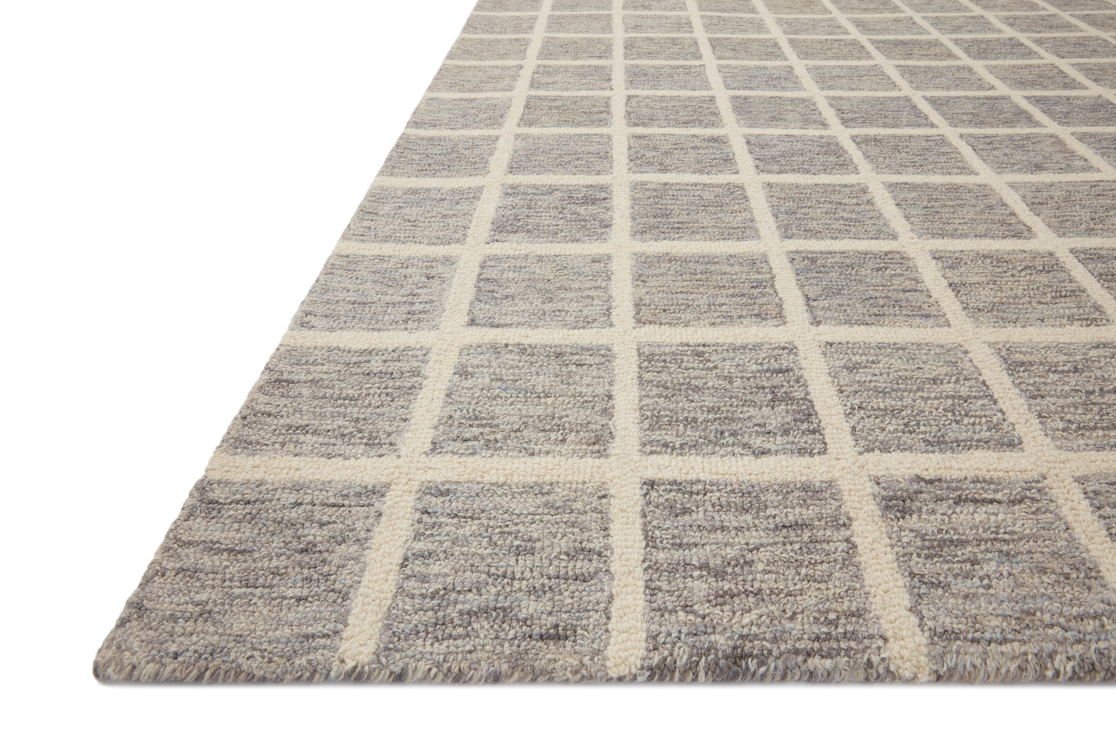 Chris Loves Julia x Loloi Polly Slate / Ivory Rug - Rug & Weave