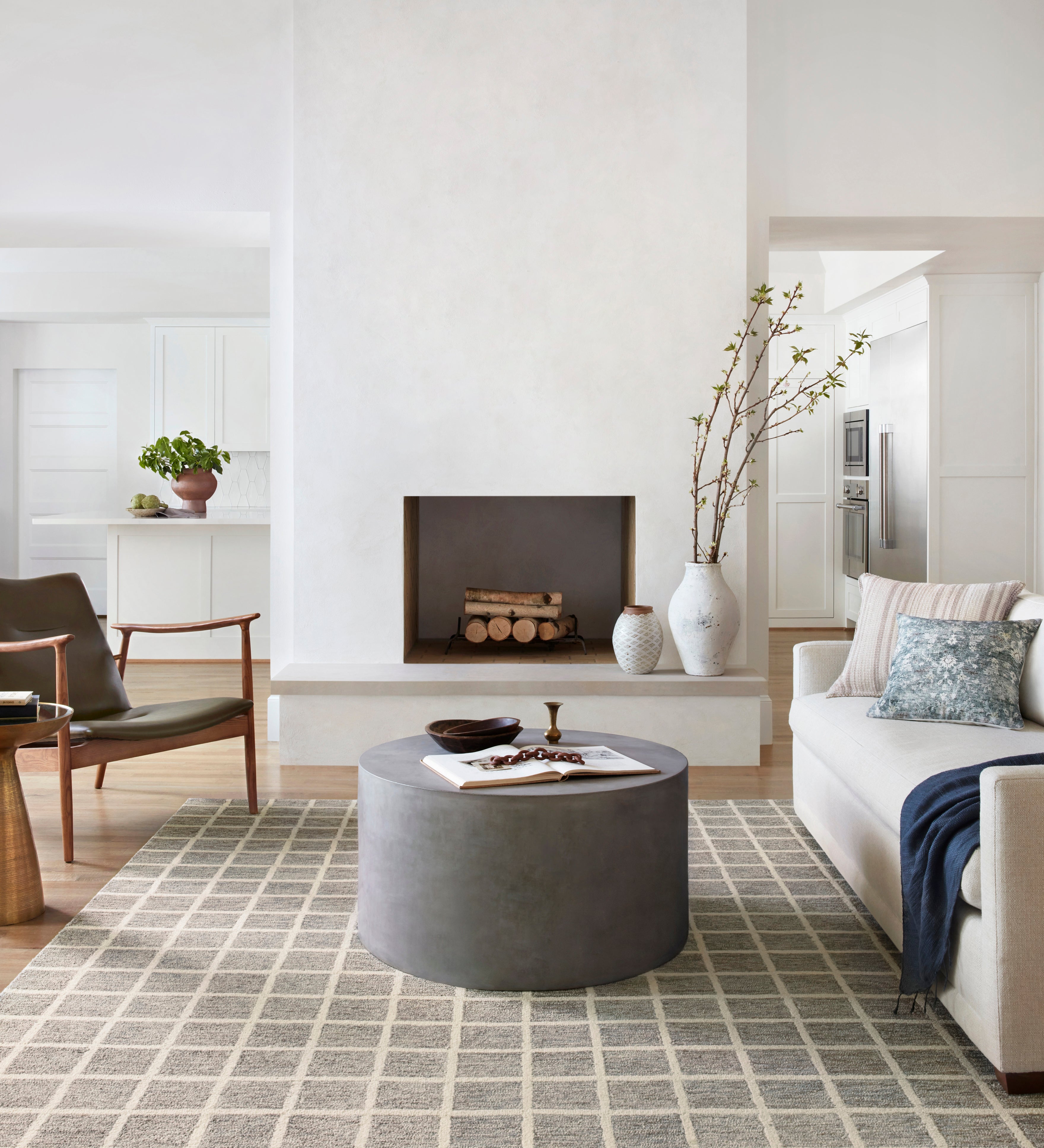 Chris Loves Julia x Loloi Polly Slate / Ivory Rug 0-RUGS - jute Loloi