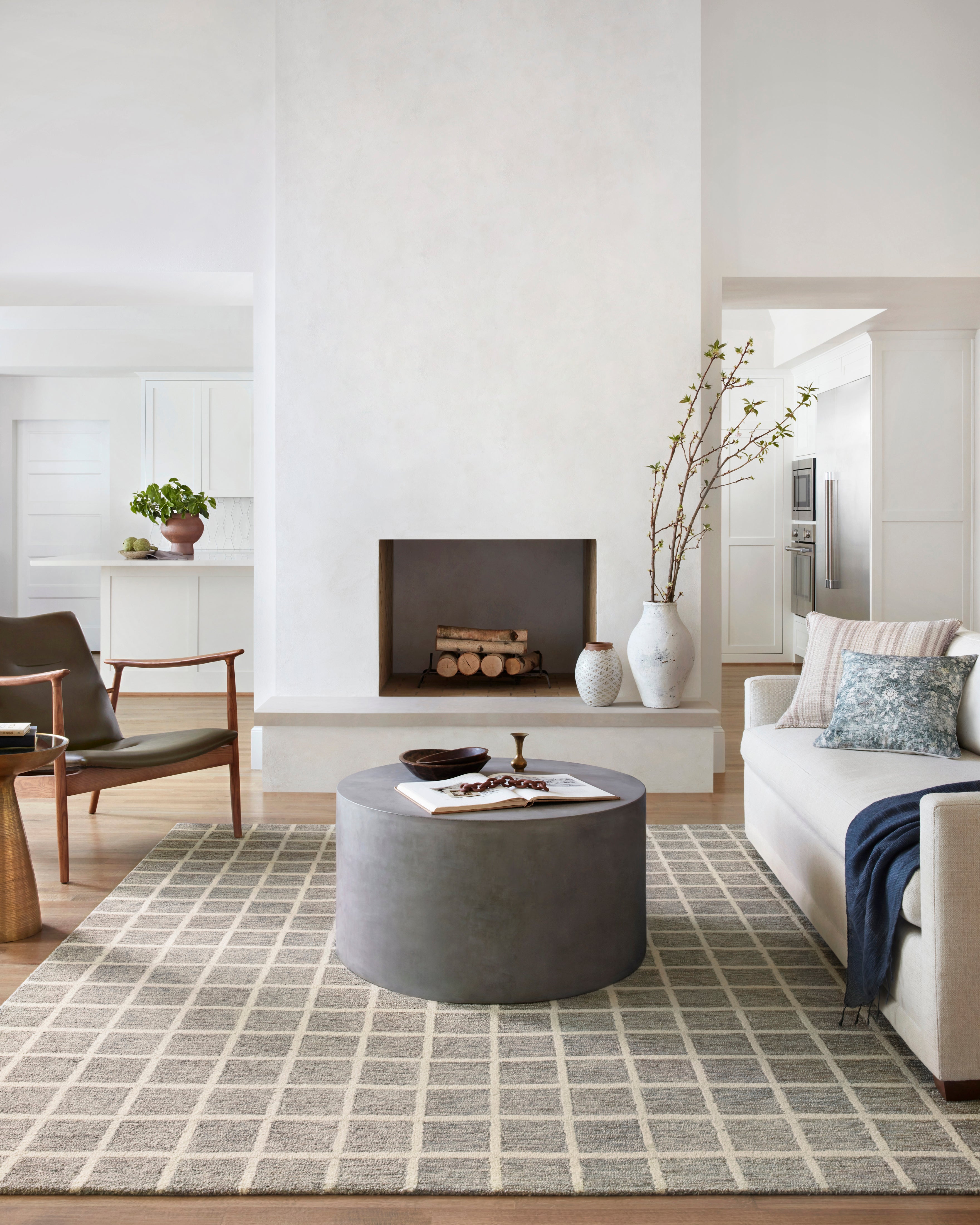 Chris Loves Julia x Loloi Polly Slate / Ivory Rug - Rug & Weave