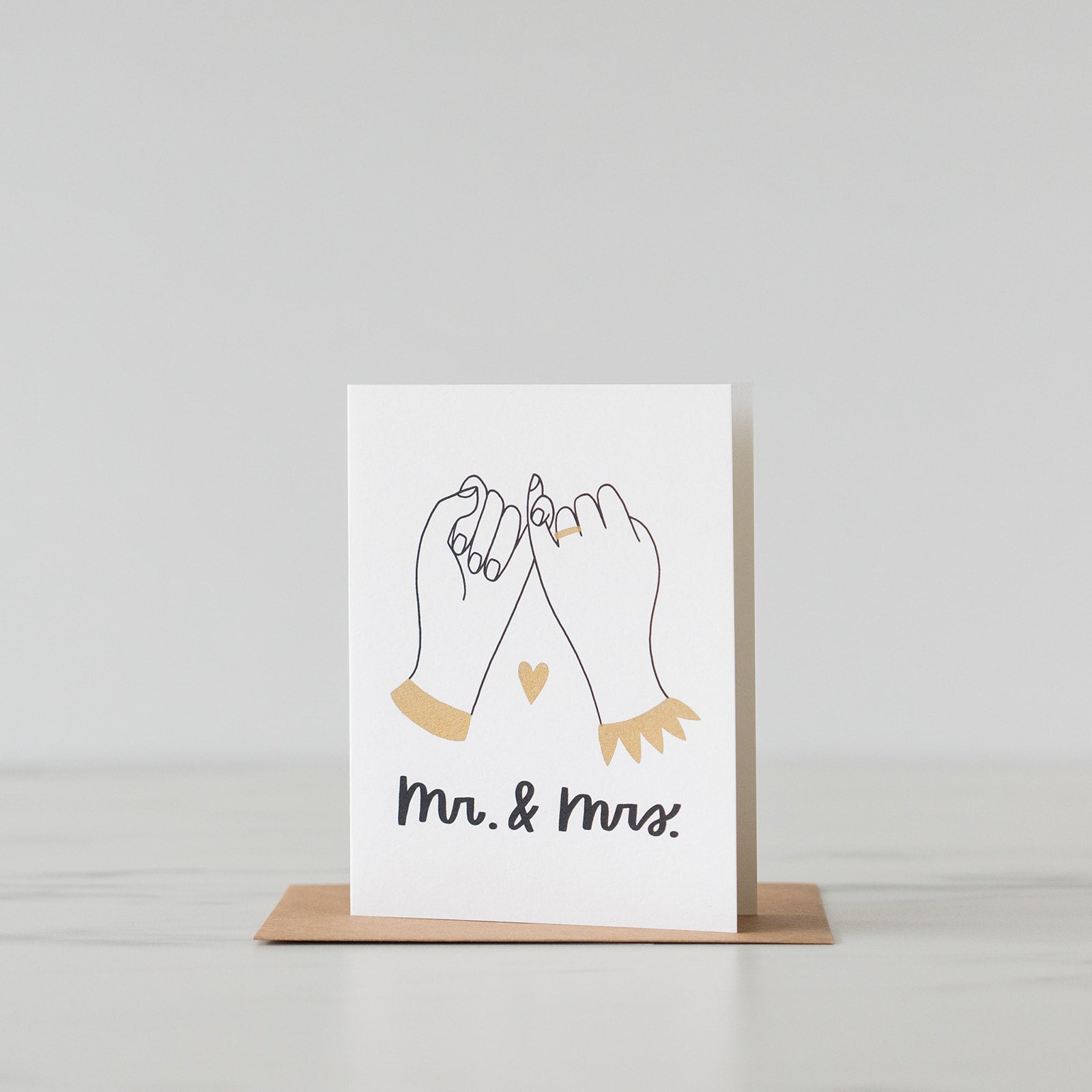Pinky Promise Wedding Card - Rug & Weave
