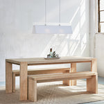 Gus* Modern Plank Dining Bench - Rug & Weave