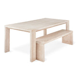 Gus* Modern Plank Dining Bench - Rug & Weave