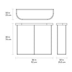 Gus* Modern Porter Console Table - Rug & Weave