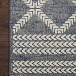 Loloi Rainier Denim / Ivory Indoor/Outdoor Rug - Rug & Weave