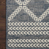 Loloi Rainier Denim / Ivory Indoor/Outdoor Rug - Rug & Weave