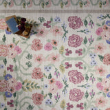 Rifle Paper Co. x Loloi Rosa Ivory Rug 0-RUGS-patterned Loloi