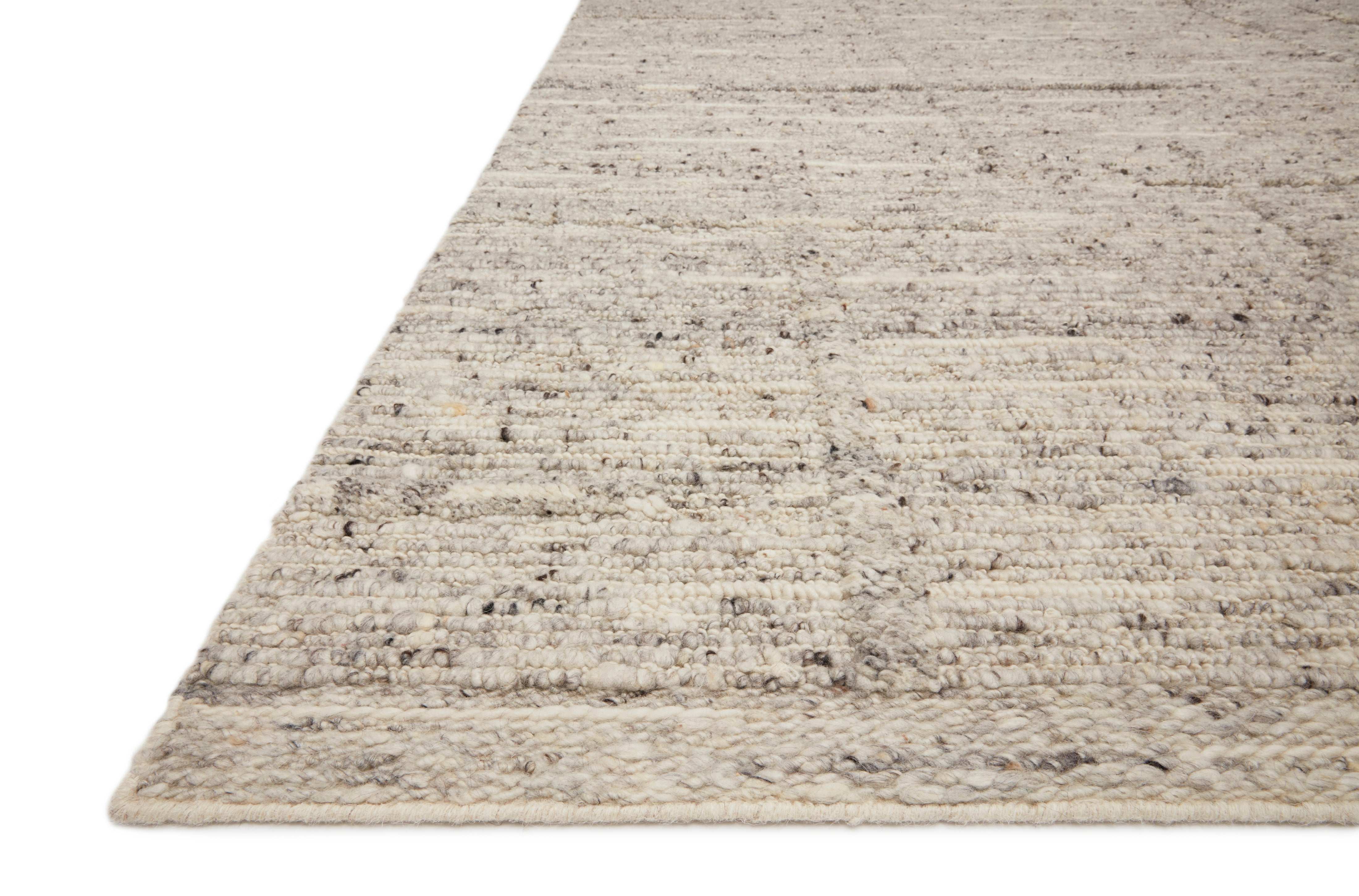 Loloi Rayan Silver 2-RUGS - patterned Rug & Weave