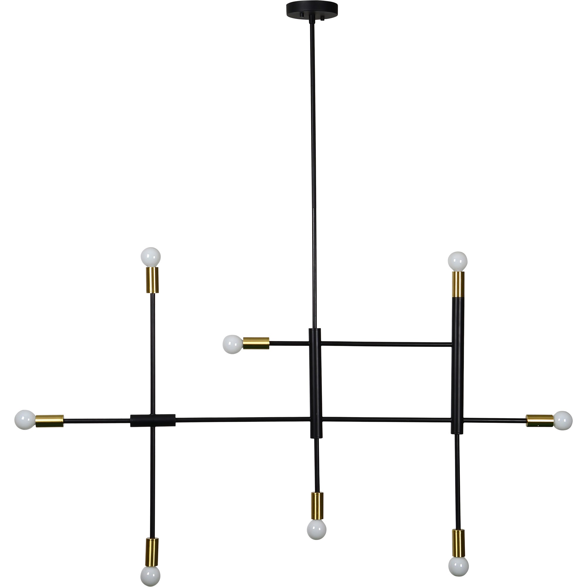 Reba Iron & Brass Pendant Light - Rug & Weave