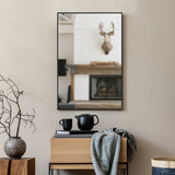 Remi Wall Mirror / Black - Rug & Weave