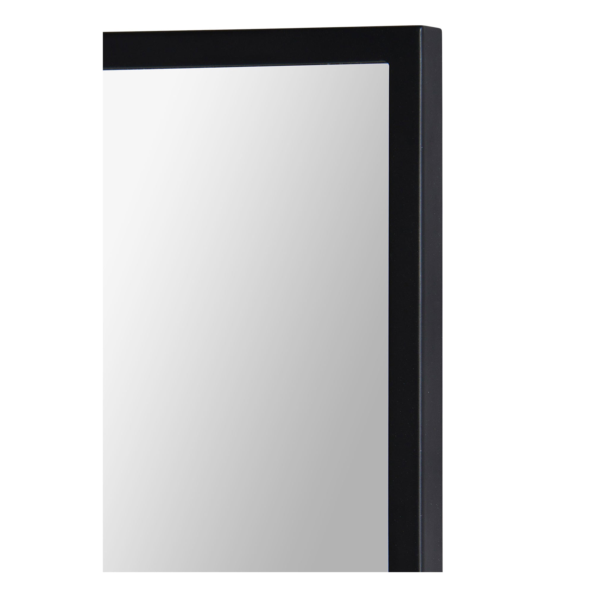 Remi Wall Mirror / Black - Rug & Weave