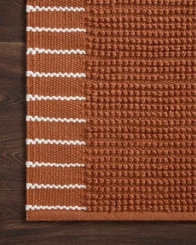 Loloi Sadie Terracotta Indoor/Outdoor Rug - Rug & Weave