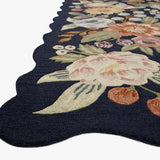 Rifle Paper Co. x Loloi Silhouette Navy Rug