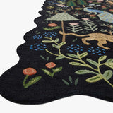 Rifle Paper Co. x Loloi Silhouette Black Rug 0-RUGS - wool Loloi