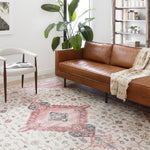 Loloi Skye Ivory / Berry Rug - Rug & Weave