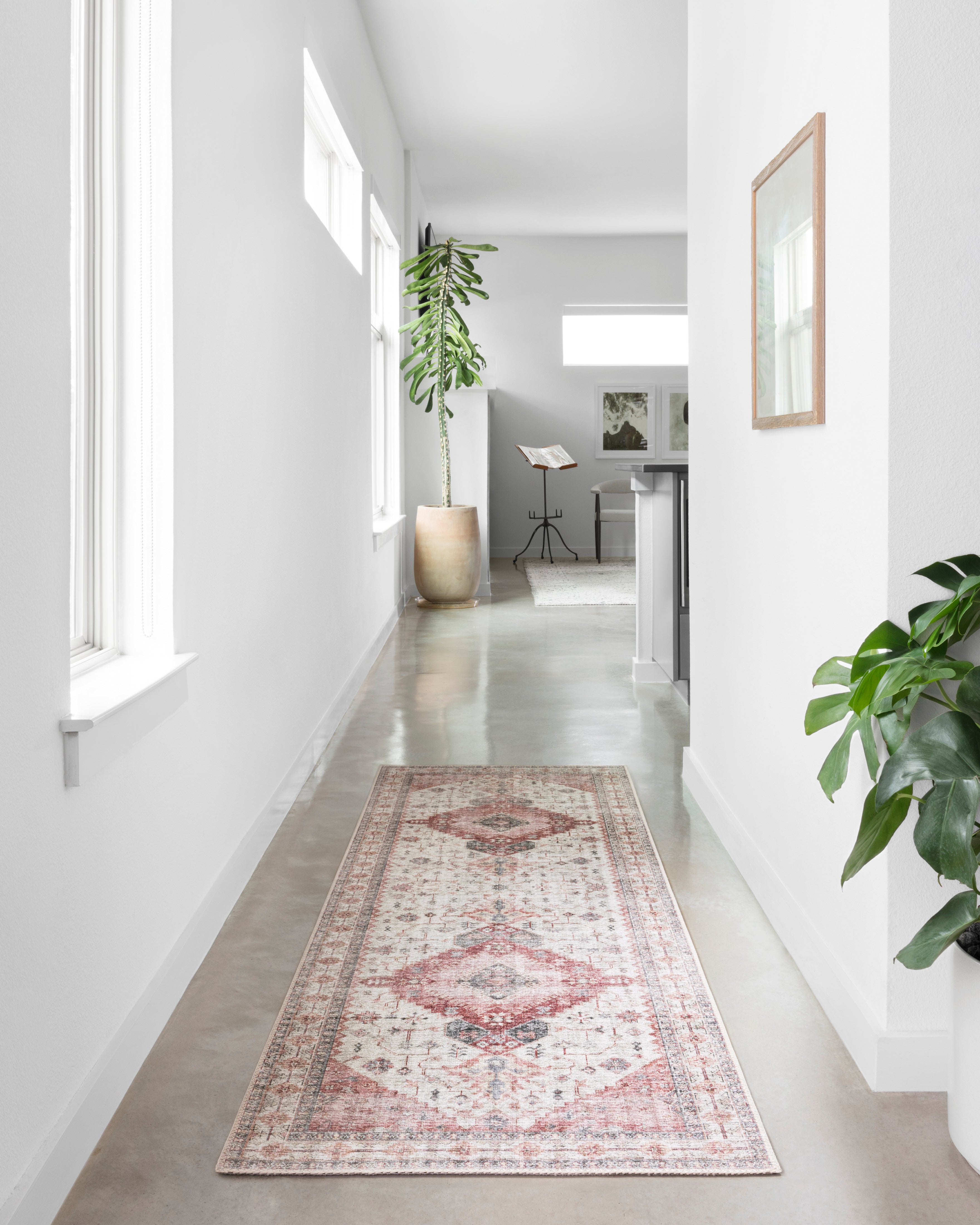 Loloi Skye Ivory / Berry Rug - Rug & Weave