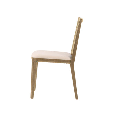 Larissa Dining Chair - Oyster Linen - Rug & Weave