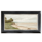 “Sandy Beach Petite Scape” Framed Art Print - Rug & Weave
