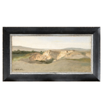 “Sandy Hills Petite Landscape” Framed Art Print - Rug & Weave