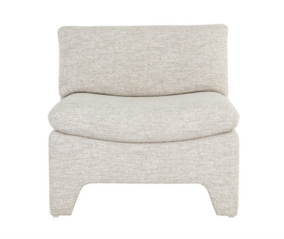 Dalia Lounge Chair - Oatmeal - Rug & Weave