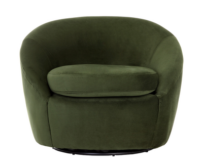 Utopia Swivel Lounge Chair - Green - Rug & Weave