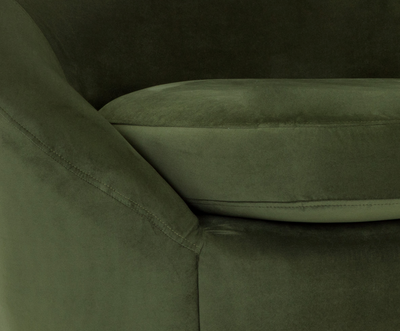 Utopia Swivel Lounge Chair - Green - Rug & Weave