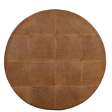 Nila Leather Ottoman - Rug & Weave