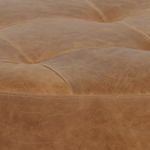 Nila Leather Ottoman - Rug & Weave
