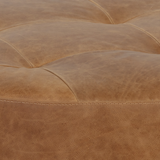 Nila Leather Ottoman - Rug & Weave