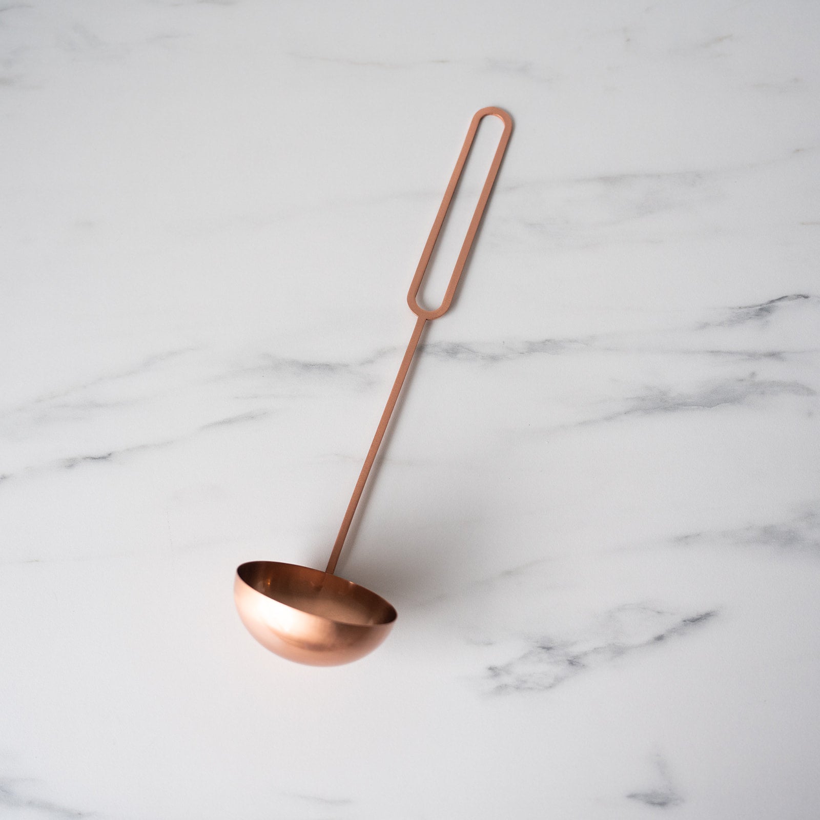 Steel Ladle with Copper Finish - Rug & Weave