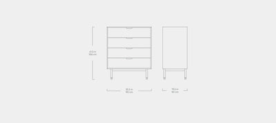 Gus* Modern Munro 4 Drawer Dresser - Rug & Weave