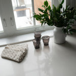 Short Grey Picardie Glass Tumbler Set - Rug & Weave