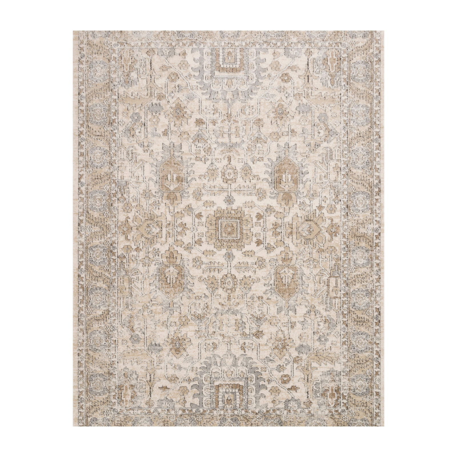 Loloi Teagan Ivory / Sand Rug RUGS - patterned Loloi 18" x 18" sample SHIPS APRIL 3
