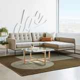 Gus* Modern Towne Bi-Sectional - Rug & Weave