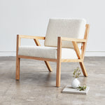 Gus* Modern Truss Lounge Chair - Rug & Weave