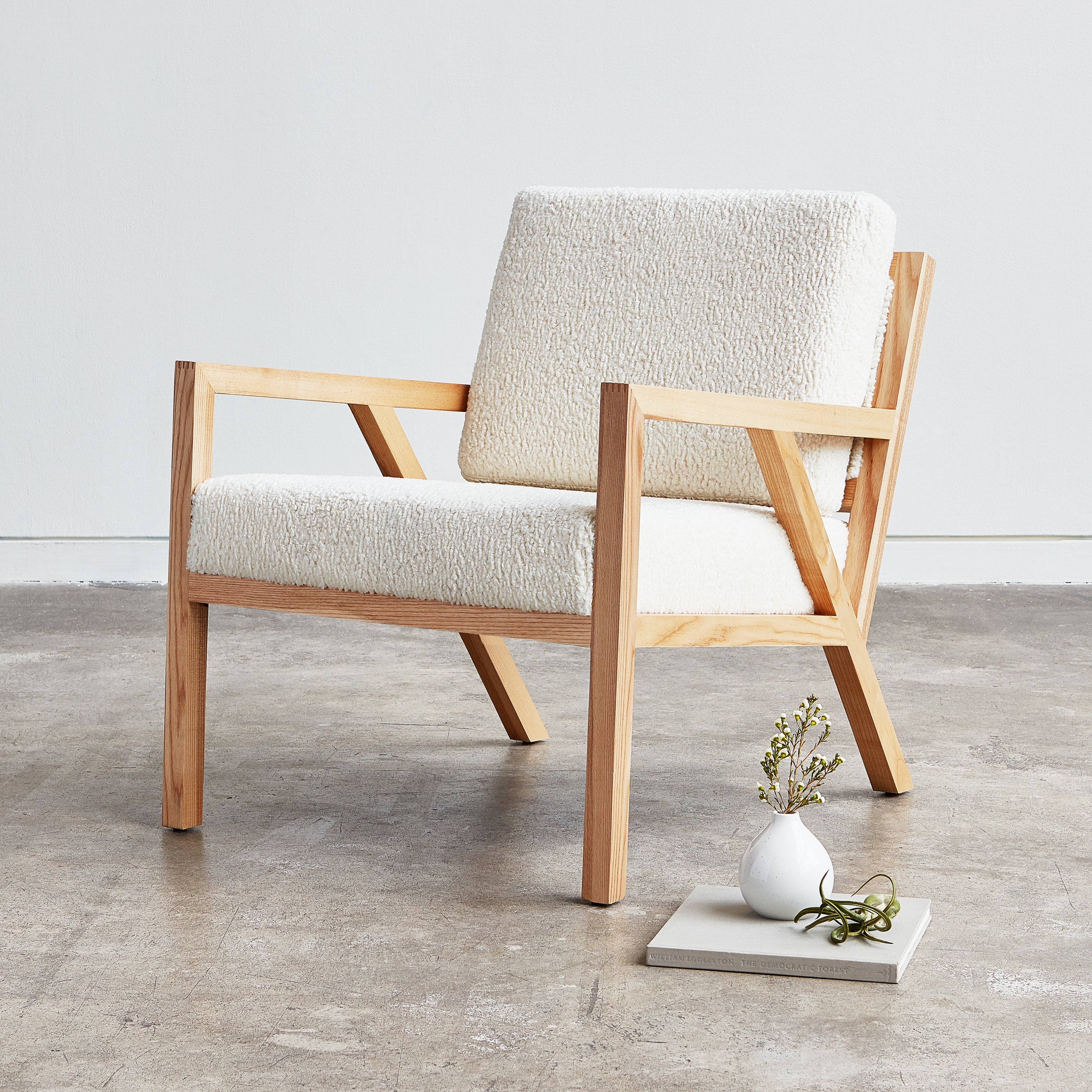 Gus* Modern Truss Lounge Chair - Rug & Weave