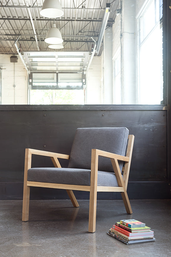 Gus* Modern Truss Lounge Chair - Rug & Weave