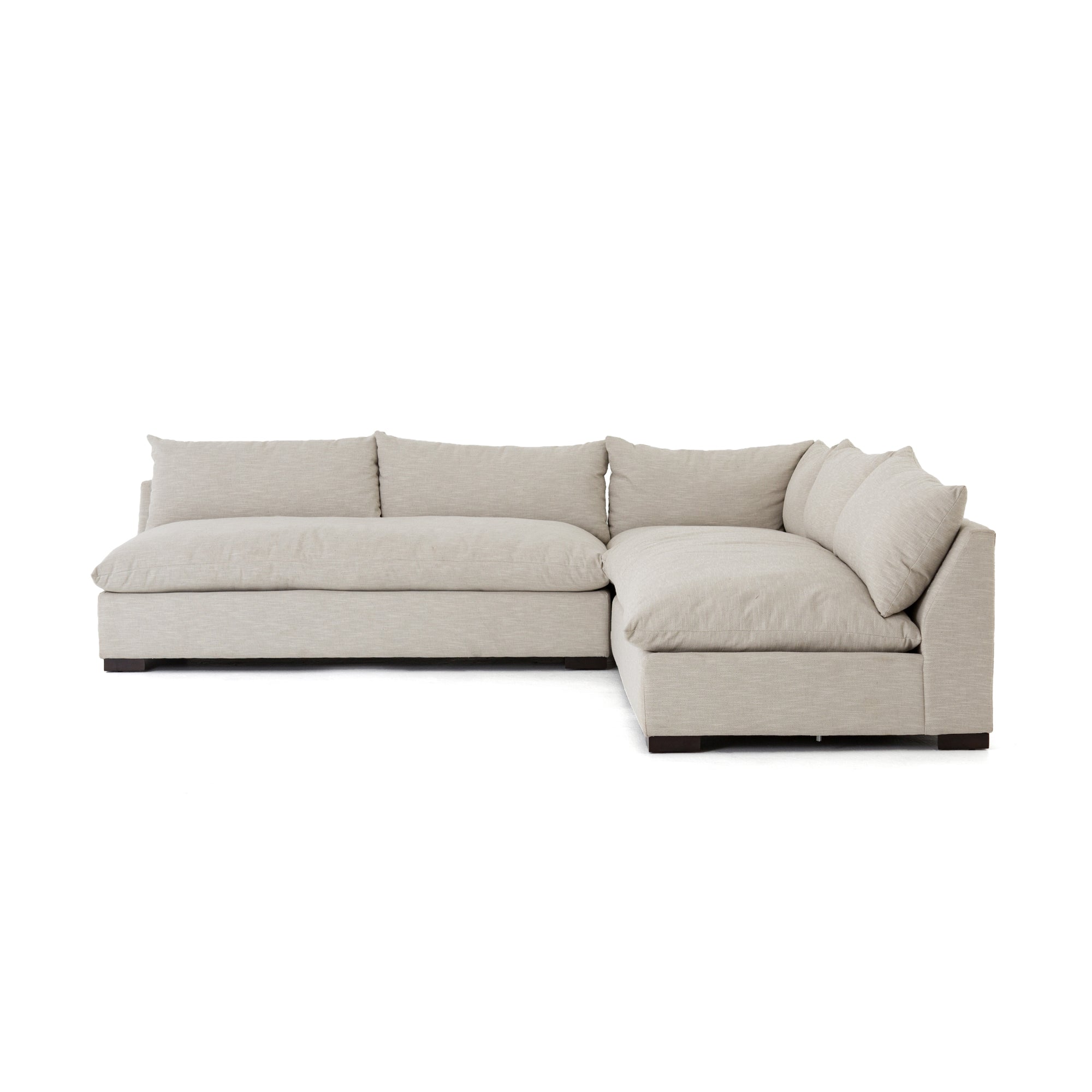 Grace 3 Piece Sectional Sofa - Rug & Weave