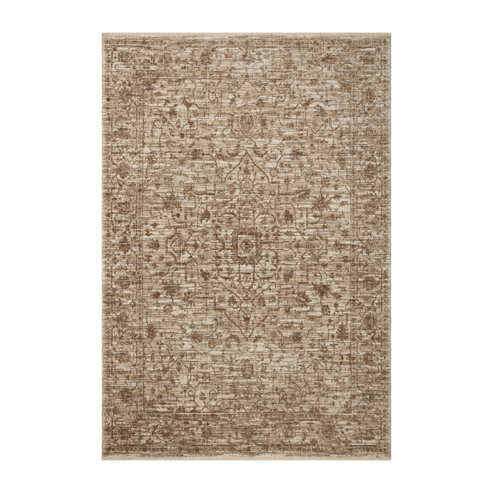 Loloi Sorrento Bark / Natural 2-RUGS-patterned Loloi 18" x 18" SAMPLE
