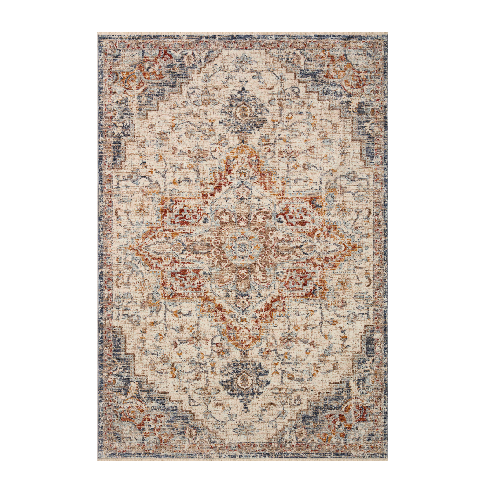 Loloi Sorrento Ivory / Fiesta 2-RUGS-patterned Loloi 18" x 18" SAMPLE