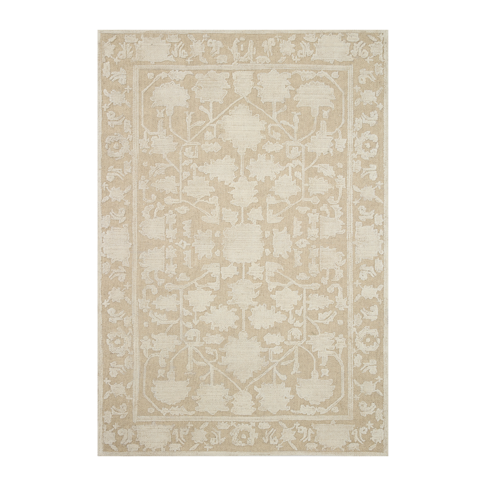 Loloi Gloria Natural / Ivory RUGS - wool Loloi 18" x 18" sample