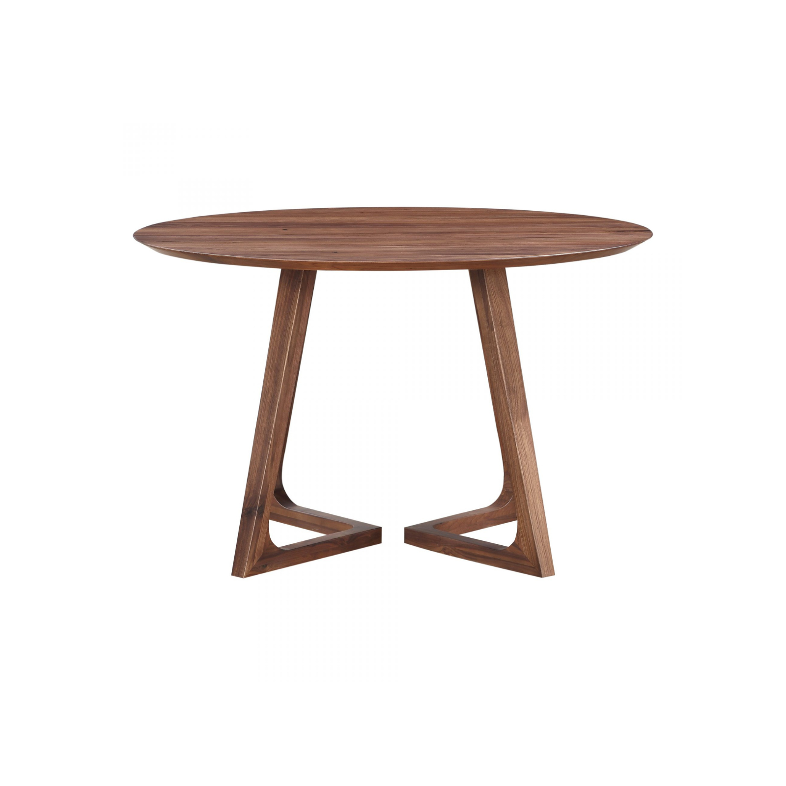 Denza Round Dining Table - Brown - Rug & Weave